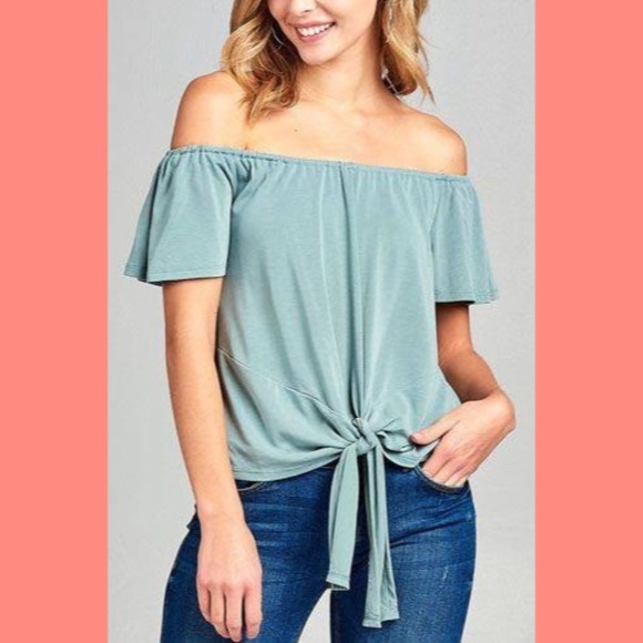 Tops - off the shoulder top